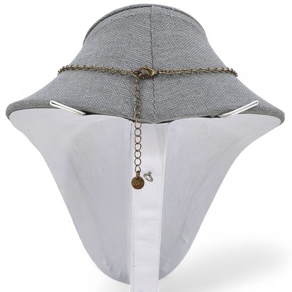 LOFT Necklace Pink Geometric Stone Pendant Color Block Ann Taylor - Picture 4 of 6